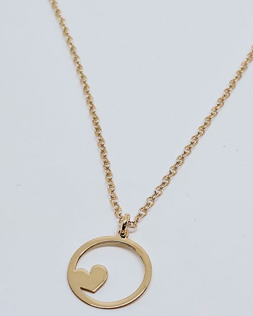 Collana donna argento 925% con cuore