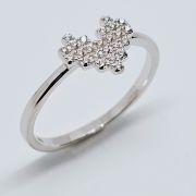 Anello in argento con cuore