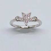 Anello in argento con stella