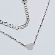 Collana donna argento 925% con cuore