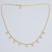 Collana donna argento 925% con stelline
