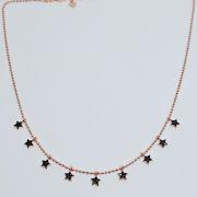 Collana donna argento 925% con stelline