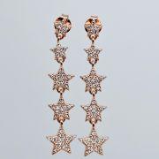 Orecchini in argento pendenti con stelle