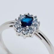 Anello in argento 925% con pietre