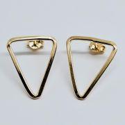 Orecchini in argento forma triangolare 925%