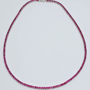 Collana tennis argento 925%
