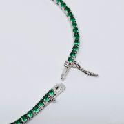 Collana tennis argento 925%