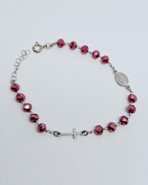 Bracciale rosario argento 925%