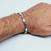 Bracciale uomo acciaio
