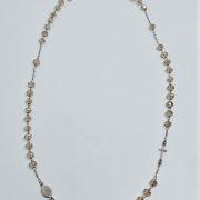 Collana rosario argento 925%