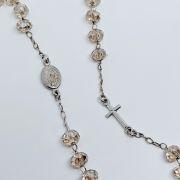 Collana rosario argento 925%
