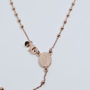 Collana rosario argento 925%