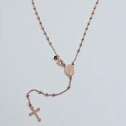Collana rosario argento 925%