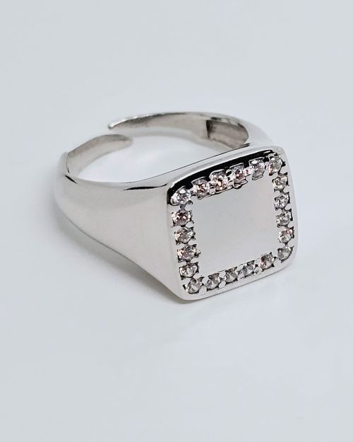 Anello donna da mignolo in argento 925%
