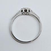 Anello magic donna in oro 750% con diamanti sul gambo 0.26ct