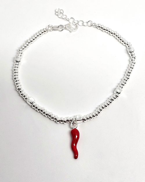 Bracciale donna argento 925% con charms