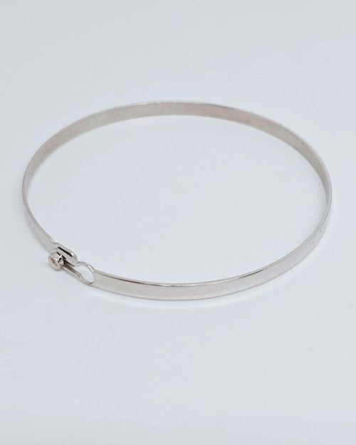 Bracciale a lastra argento 925%
