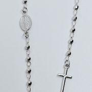 Collana rosario argento 925%