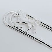 Fermasoldi in argento 925% con cavallo