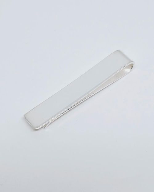 Fermasoldi in argento 925% a lastra