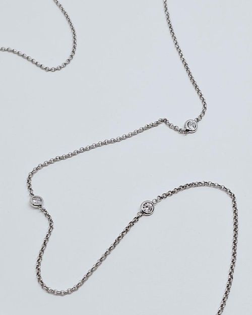 Collana donna argento 925%