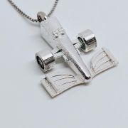 Musetto F1 Carlos Sainz 55 argento 925%