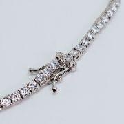 Bracciale tennis 18cm in argento 925% zirconi 2,3mm