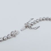Bracciale tennis 21cm in argento 925% a cipolline 2,5mm