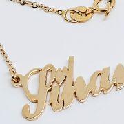 Collana personalizzata in oro 750% con nome