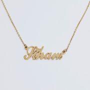 Collana personalizzata in oro 750% con nome