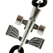 Musetto a bracciale F1 Lewis Hamilton 44 argento 925%