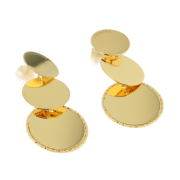 Orecchini in argento 925 dorati