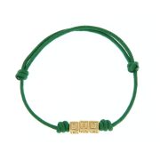 Bracciale filo cerato con scritta DAD in argento 925