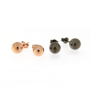 Orecchini a sfera in argento